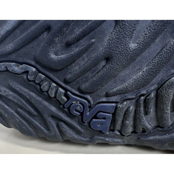 Teva Mens Sport Sandals Size 9 Black Gray Blue Pattern Adjustable Strap Rafting - Picture 6 of 7